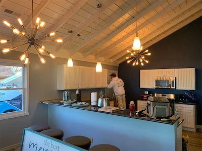 Remodeled kitchen